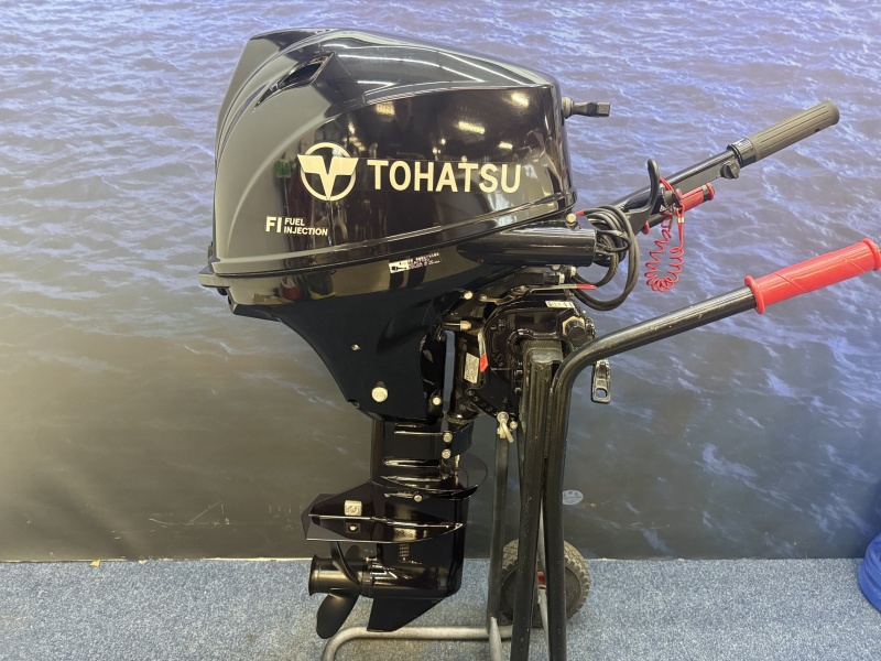 “Tohatsu 15 pk | Kortstaart | Elektrische start |  Knuppel “ EFS Kortstaart elektrische start knuppel