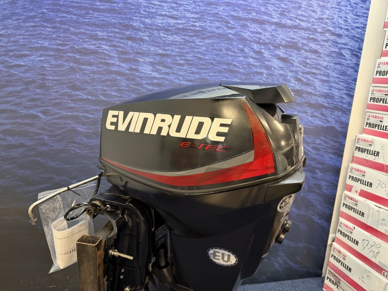 “ Evinrude 30 Etec injectie | Buitenboordmotor | Krachtig” Langstaart elektrische start powertrim